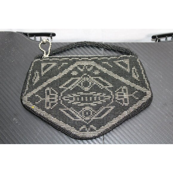 Vintage Beaded Purse With Eye Catching Patterns - Picture 1 of 8
